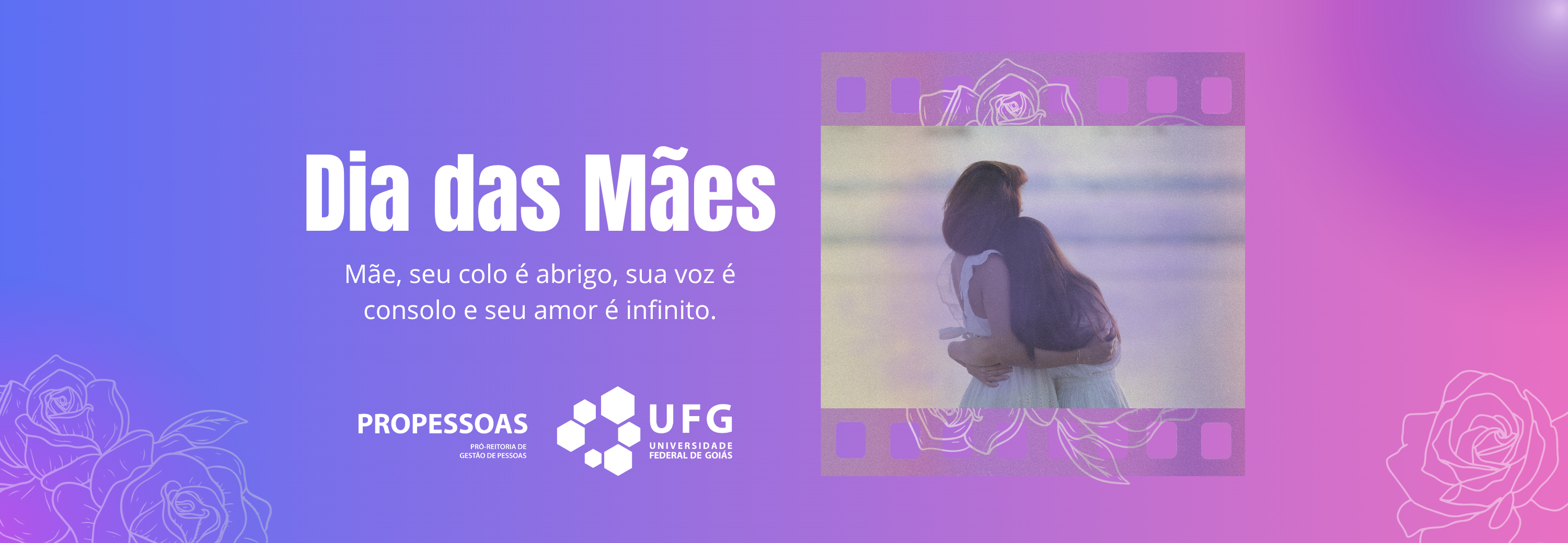 Banner em comemoração ao dia das mães