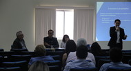 Foto da mesa redonda na UEG