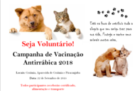 Campanha de vacinação antirrábica 2018
