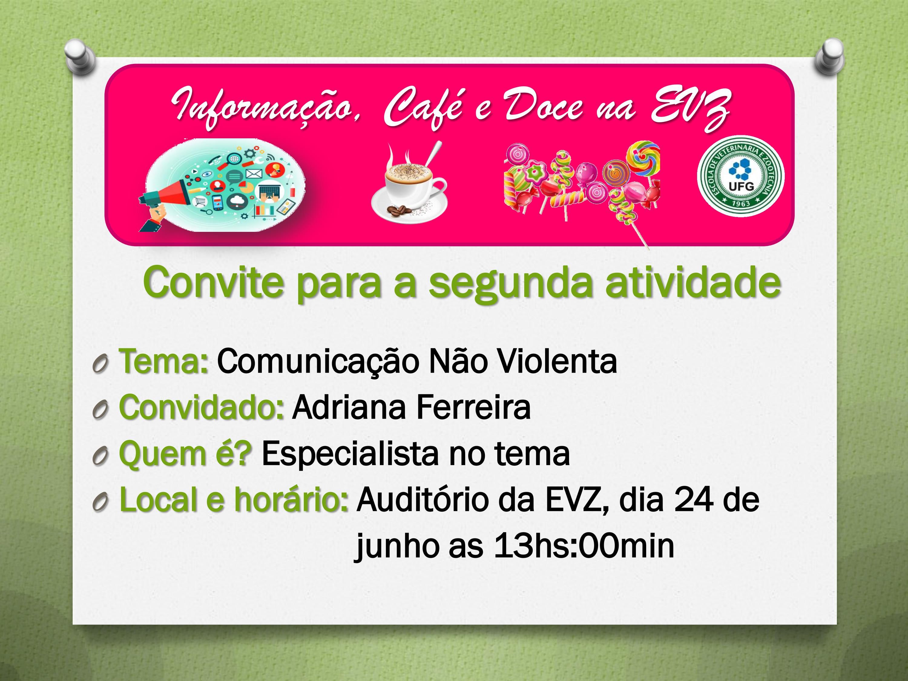 INFORMATIVO COMUNICAÇÃO NÃO VIOLENTA