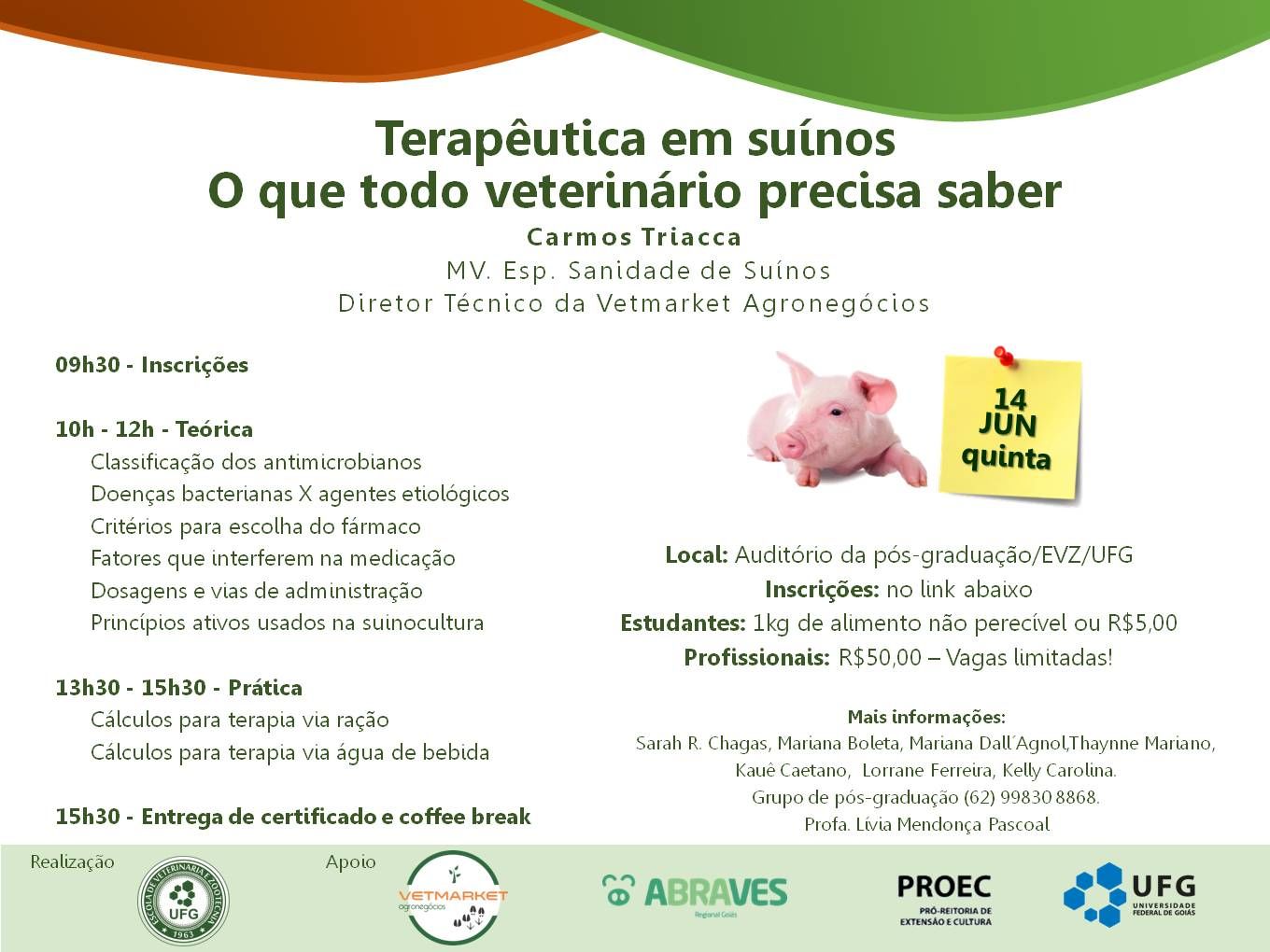 TERAPEUTICA EM SUINOS