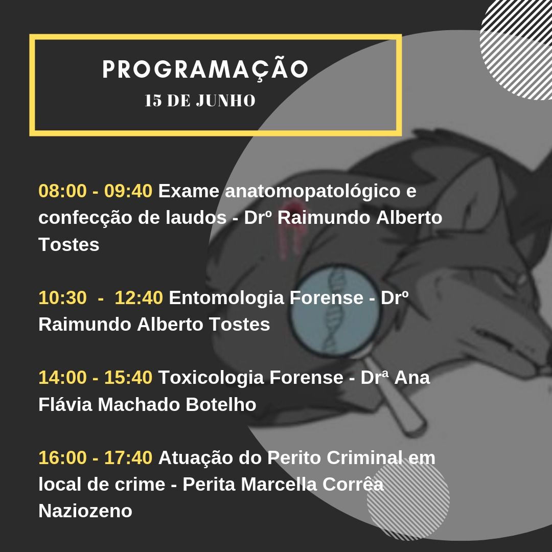 I Simpósio Goiano de Patologia Forense na Medicina Veterinária 3