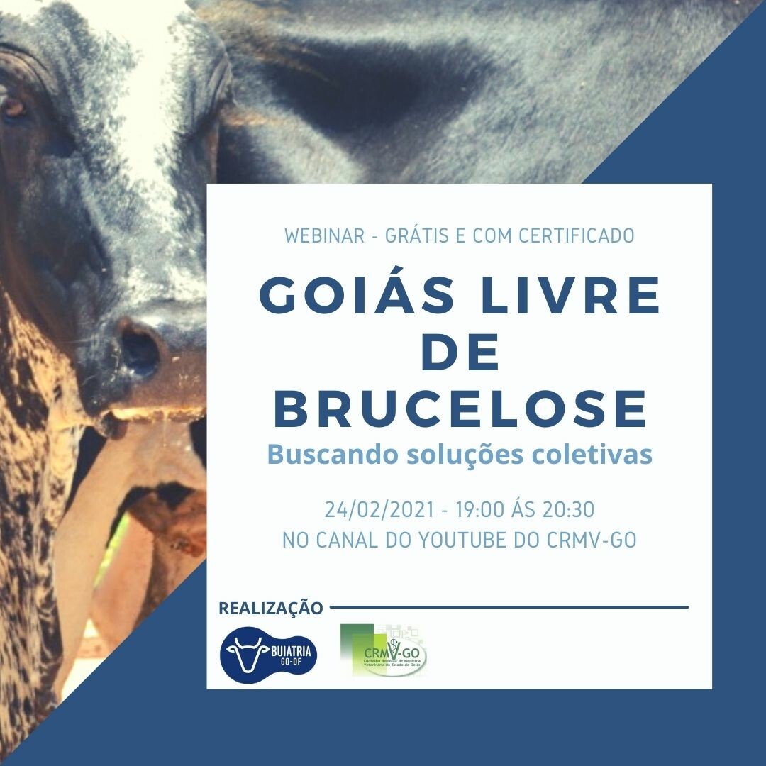 WEBINAR GOIÁS LIVRE DE BRUCELOSE