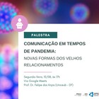 palestra comunicação em tempos de covid