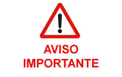 Aviso Importante
