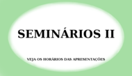 Seminários II 2018 Seminários II 2018