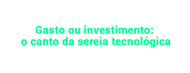 Gasto ou investimento - capa