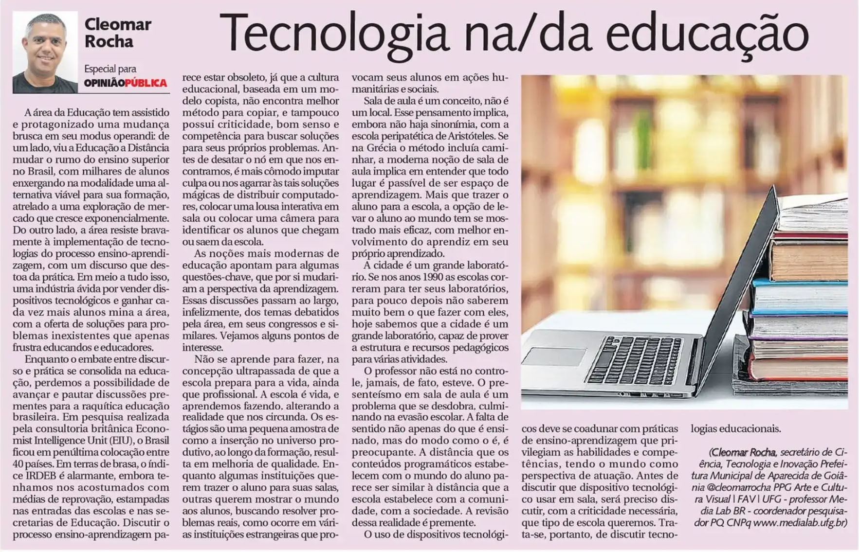 Print Coluna 13-08 - A tecnologia na-da Educação.