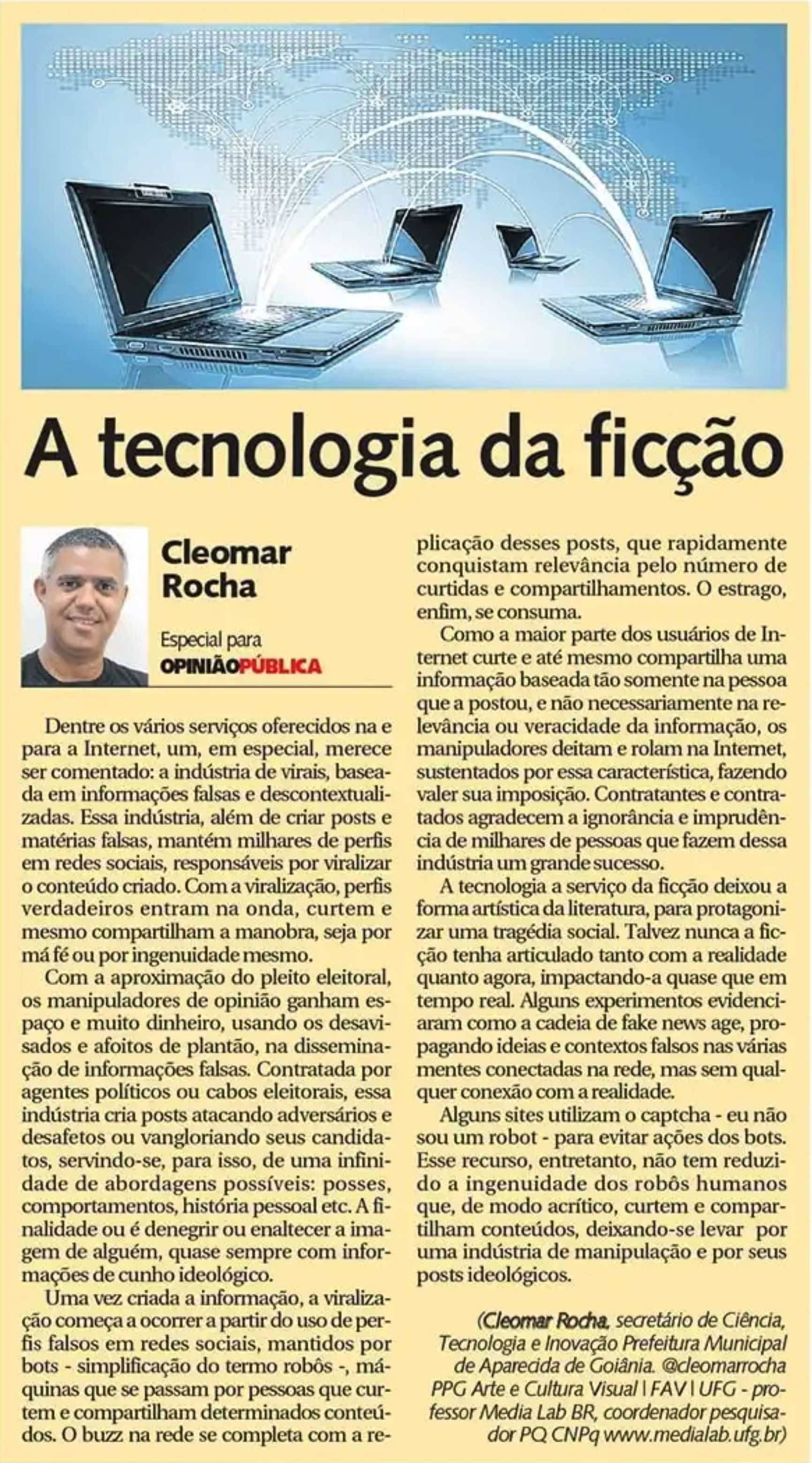 A tecnologia da ficção