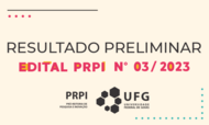 Banner Notícia_Edital PRPI_Resultado Preliminar