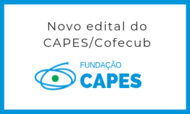 Novo edital do Capes-Cofecub