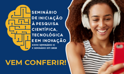 Vem conferir Seminário de Iniciação à Pesquisa UFG Vem conferir Seminário de Iniciação à Pesquisa UFG