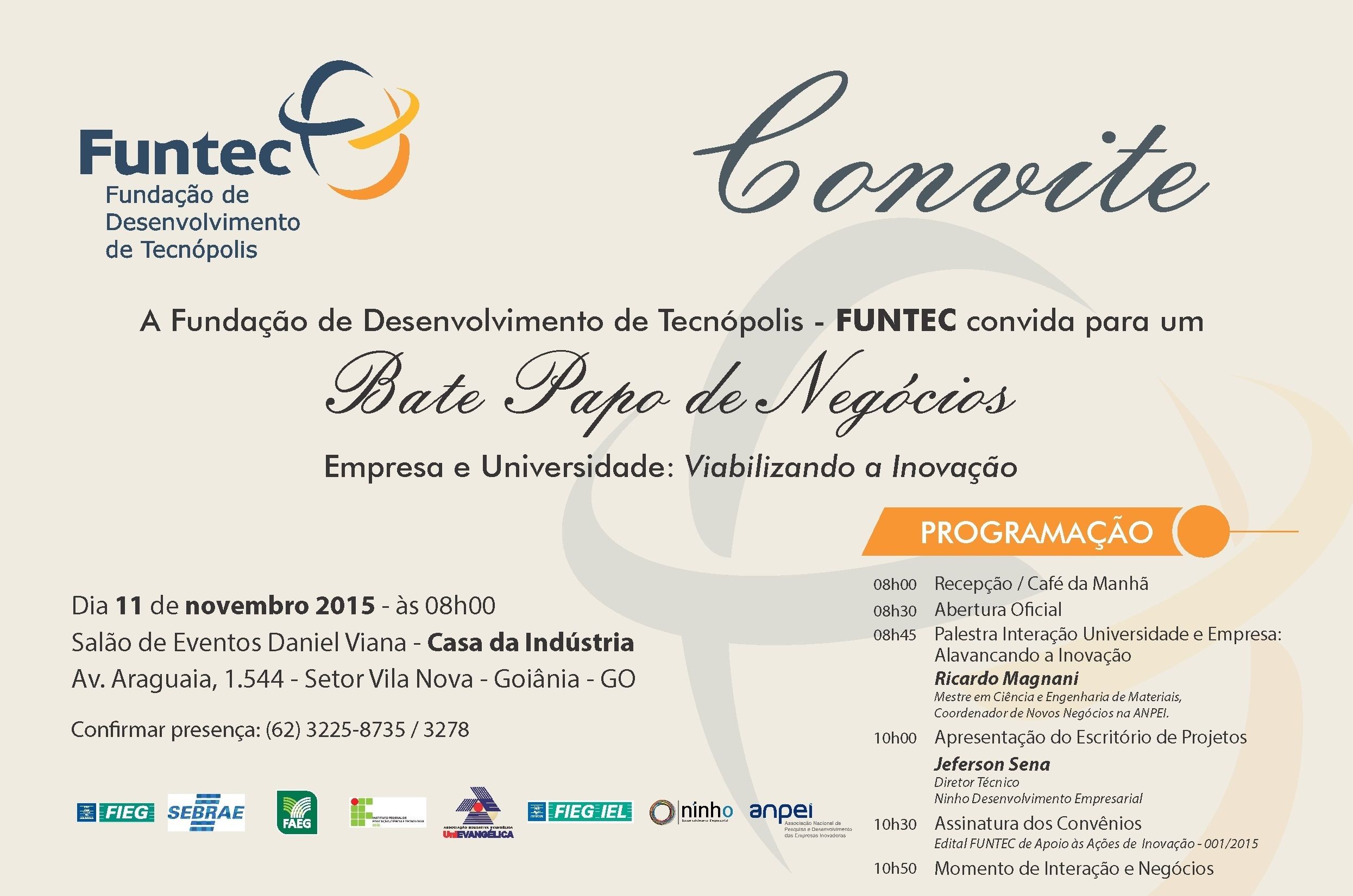 Convite FUNTEC