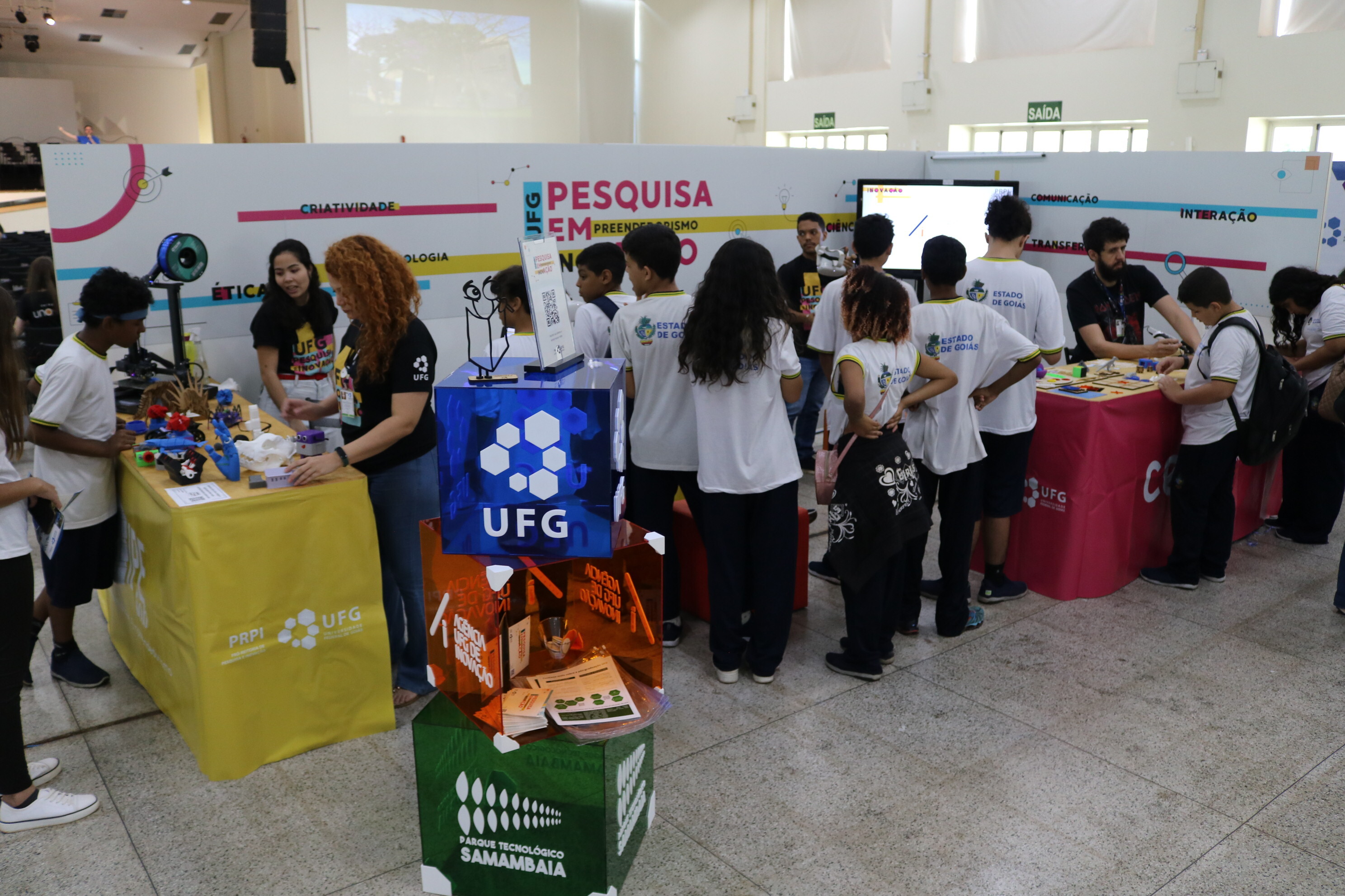 Pesquisa e Inovação e Pós-Graduação da UFG marcam presença no Espaço das Profissões UFG 2023_2