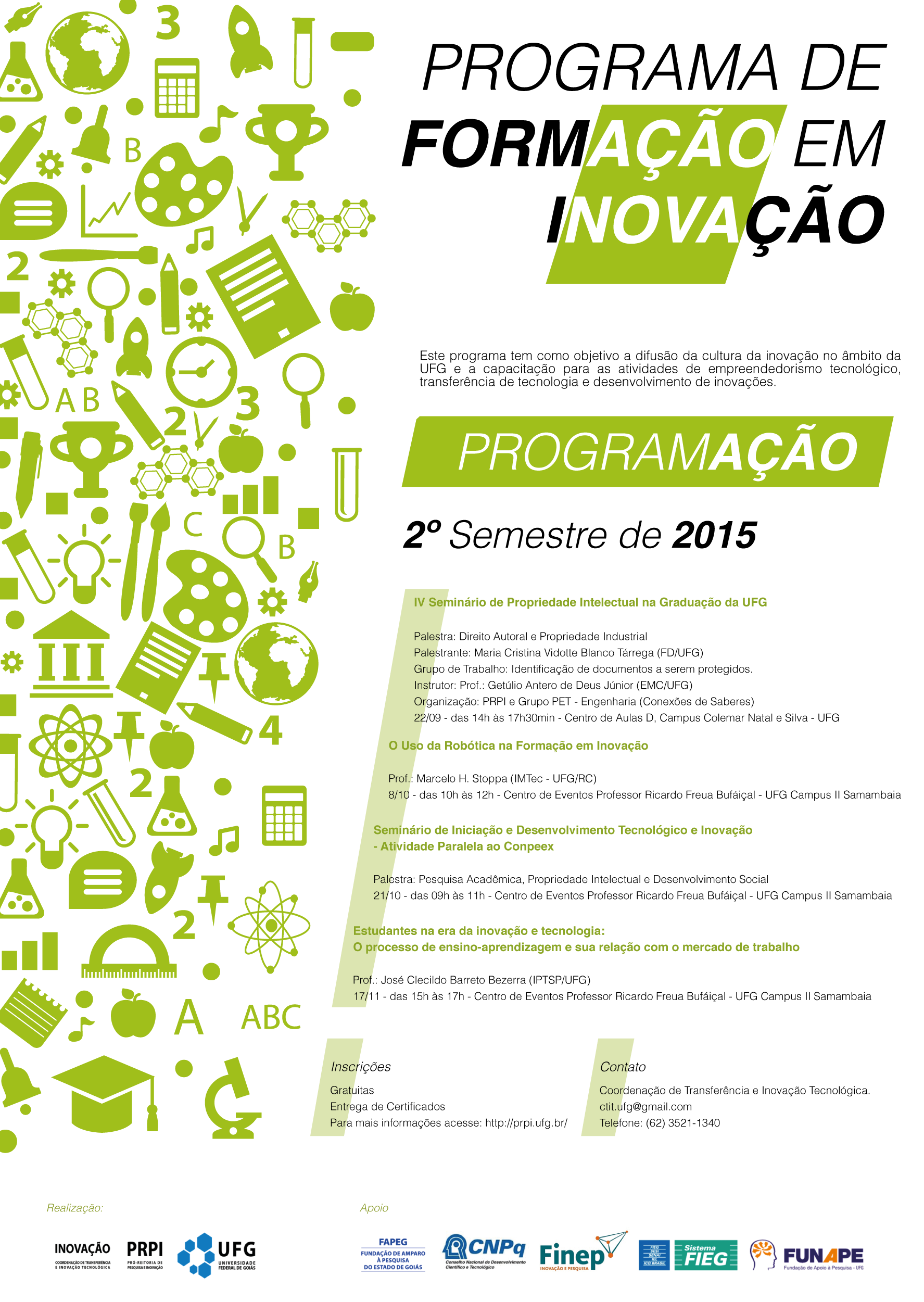 Programa Formação em Inovação 2º Semestre.