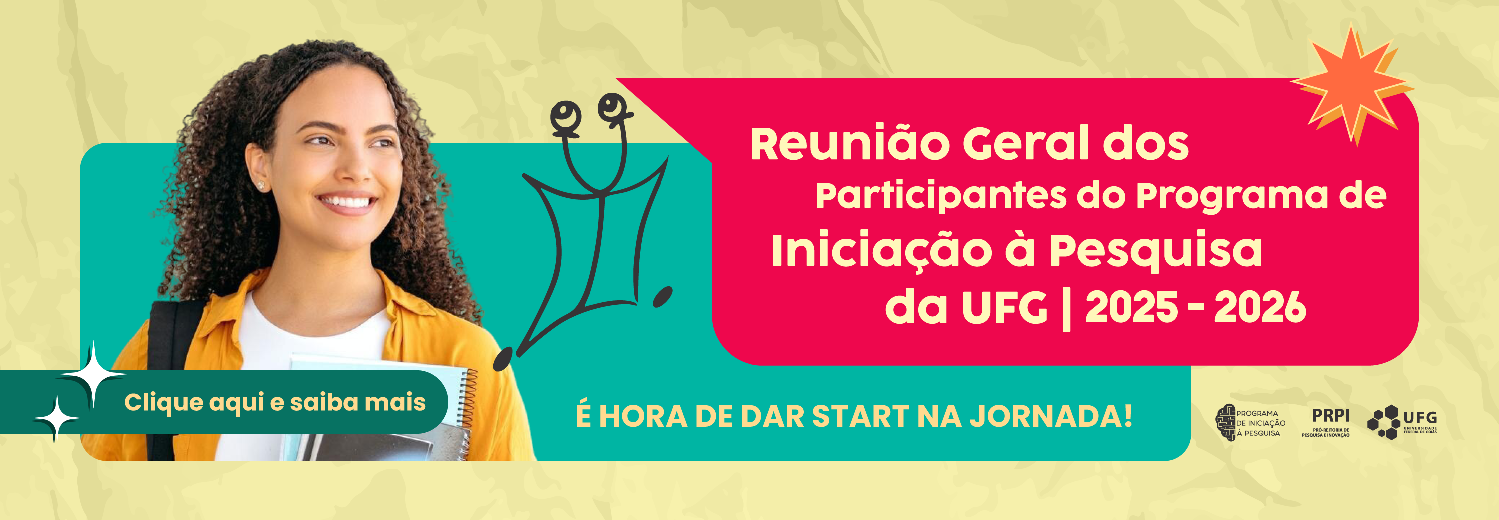 Fullbanner Reunião Geral dos Participantes do PIP/UFG 2025/2026