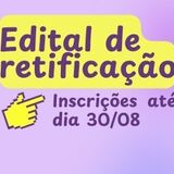 Edital de retificação 