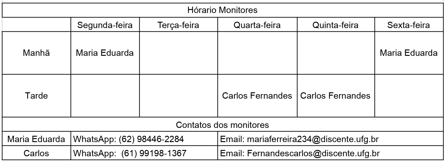 Horário de atendimento