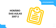 Confira os horários para o próximo semestre