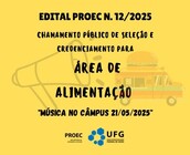 Edital PROEC nº12/2025