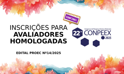 Notícia capa inscrições avaliadores homologadas