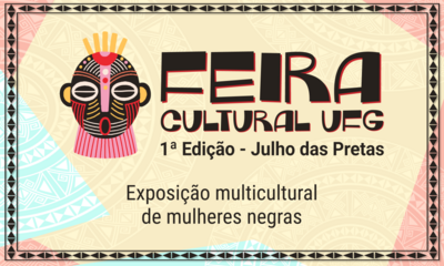 banner feira cultural Banner de divulgação da Feira Cultural UFG
