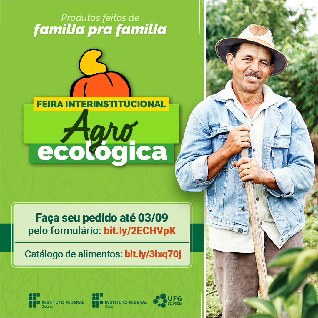 Imagem de divulgação da 3ª Edição da Feira Agroecológica Virtual 