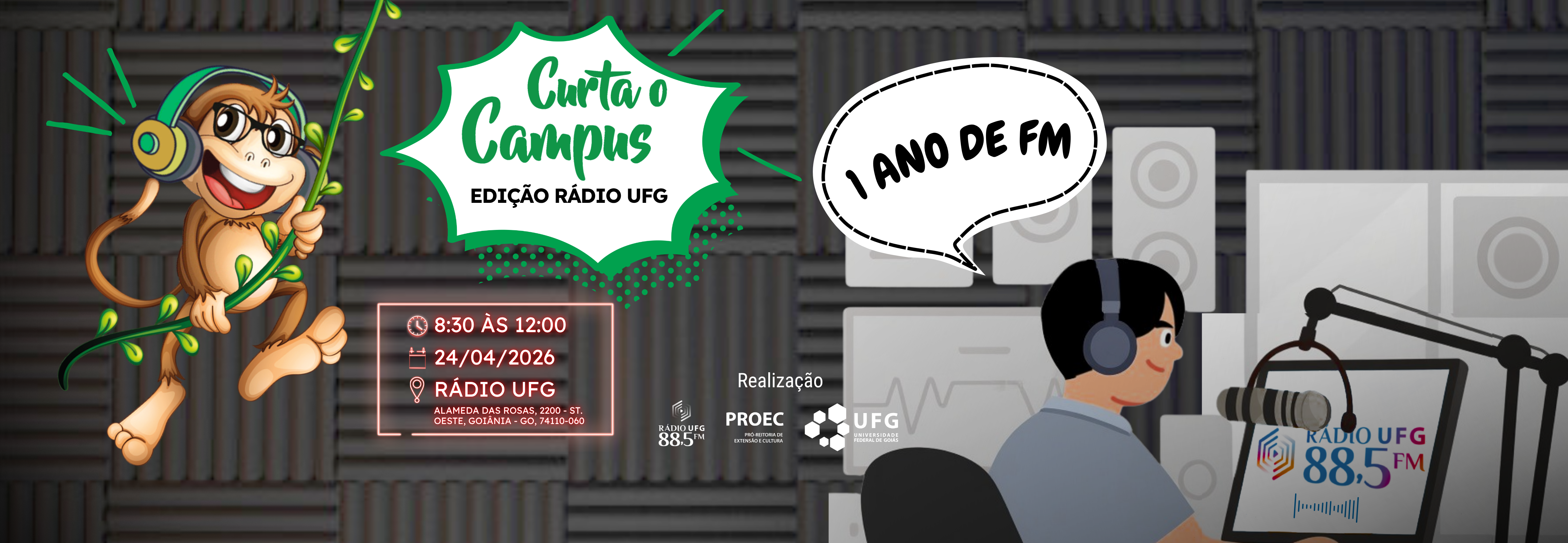 Banner - Curta o Campus - Radio UFG