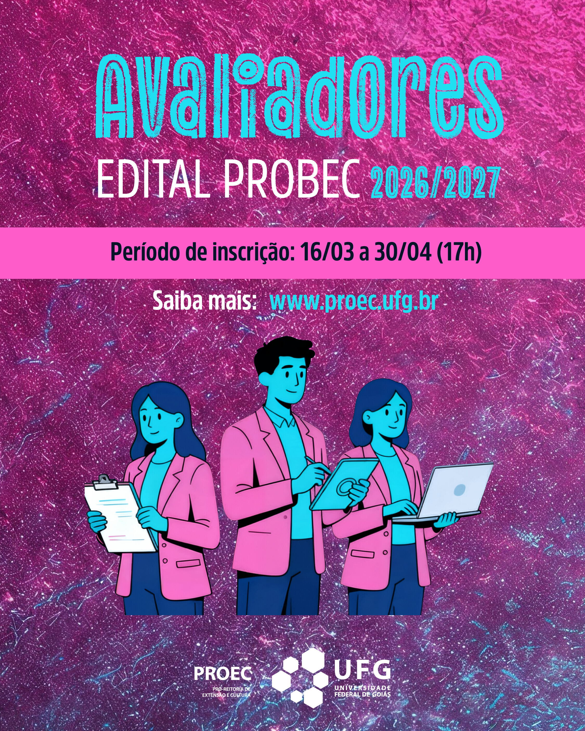 Edital de Avaliadores PROBEC - Notícia