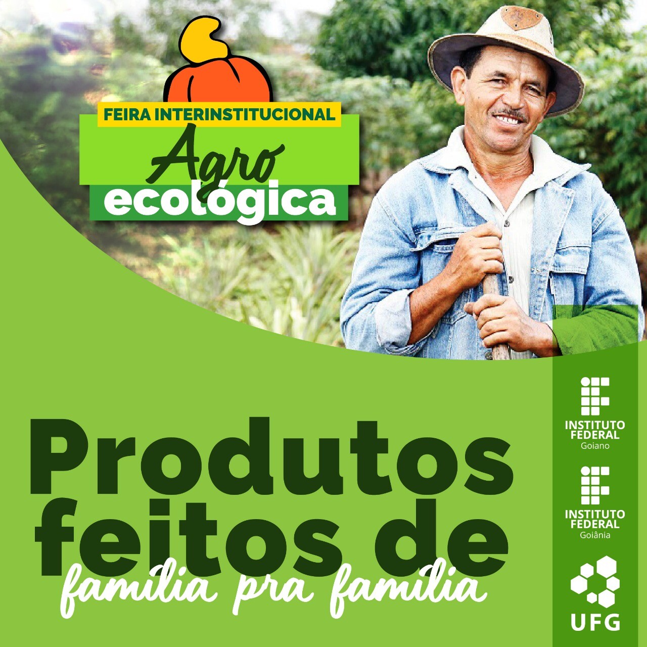 Imagem de divulgação da Feira Interinstitucional Agroecológica Virtual 2ª Edição