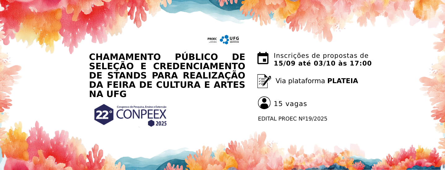 Banner do Edital n° 19 do Conpeex