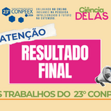 Resultado final  - BANNER - Edital PROEC N° 08/2026 - Edital para Submissão e Apresentação de Trabalhos no 23° Conpeex