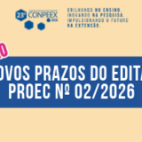 Banner - Noticia - Retificacao N 02 ao Edital PROEC N 08/2026