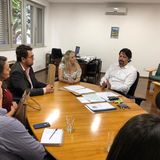 Representantes das Ipes-GO em reunião com o secretário de Cultura, Adriano Baldy Representantes das Ipes-GO em reunião com o secretário de Cultura, Adriano Baldy