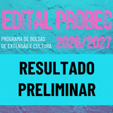 PROBEC - RESULTADO PRELIMINAR