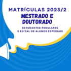 Matrícula - PPGF 2023/2