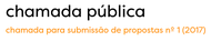 chamada pública serrapilheira