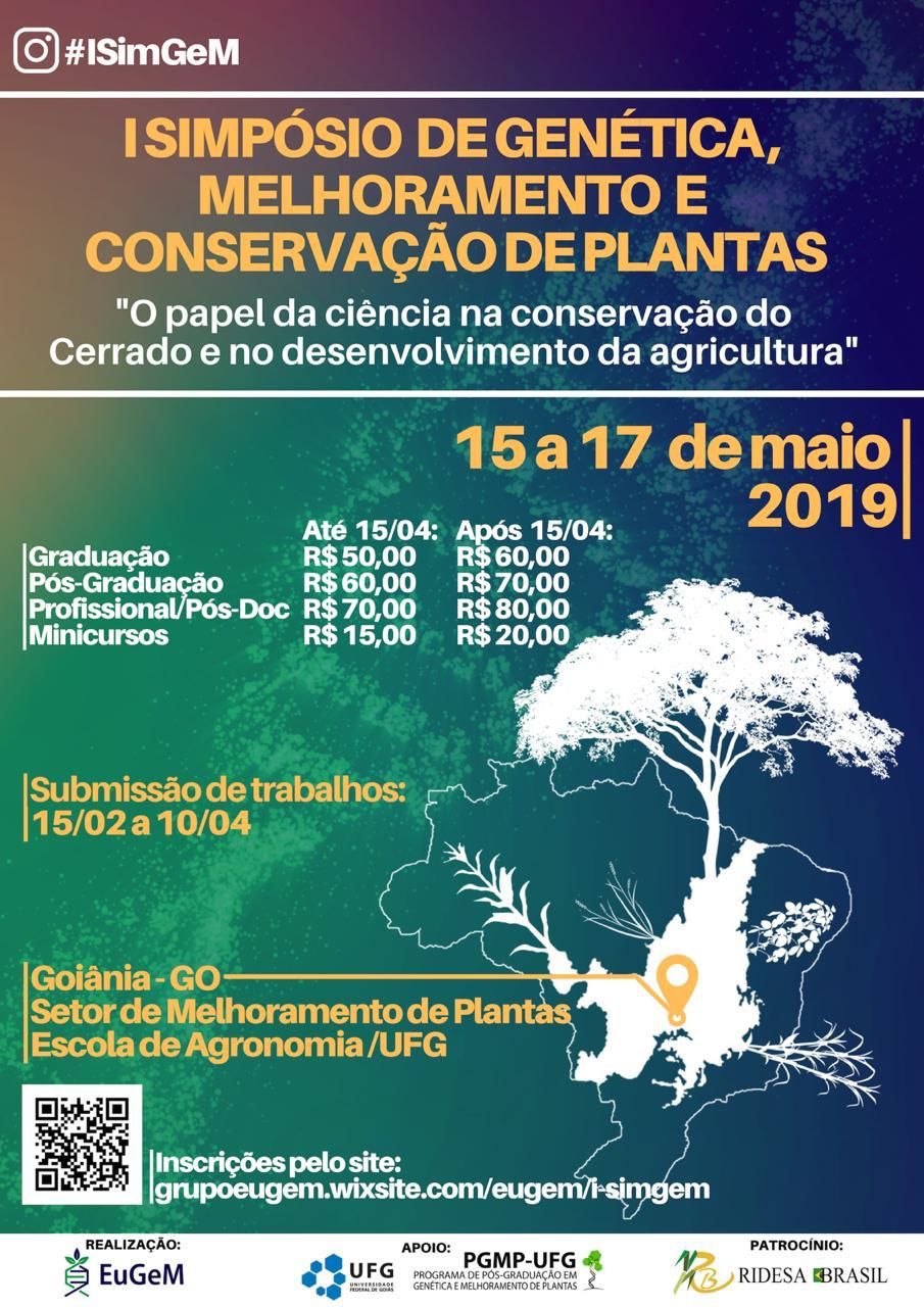 I SIMPÓSIO DE GENÉTICA, MELHORAMENTO E CONSERVAÇÃO DE PLANTAS