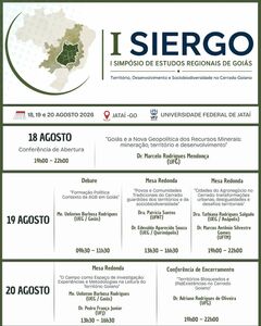 I Simpósio de Estudos Regionais de Goiás (I SIERGO)