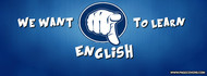 Curso de extensão para ensino de inglês para comunidade acadêmica e externa.