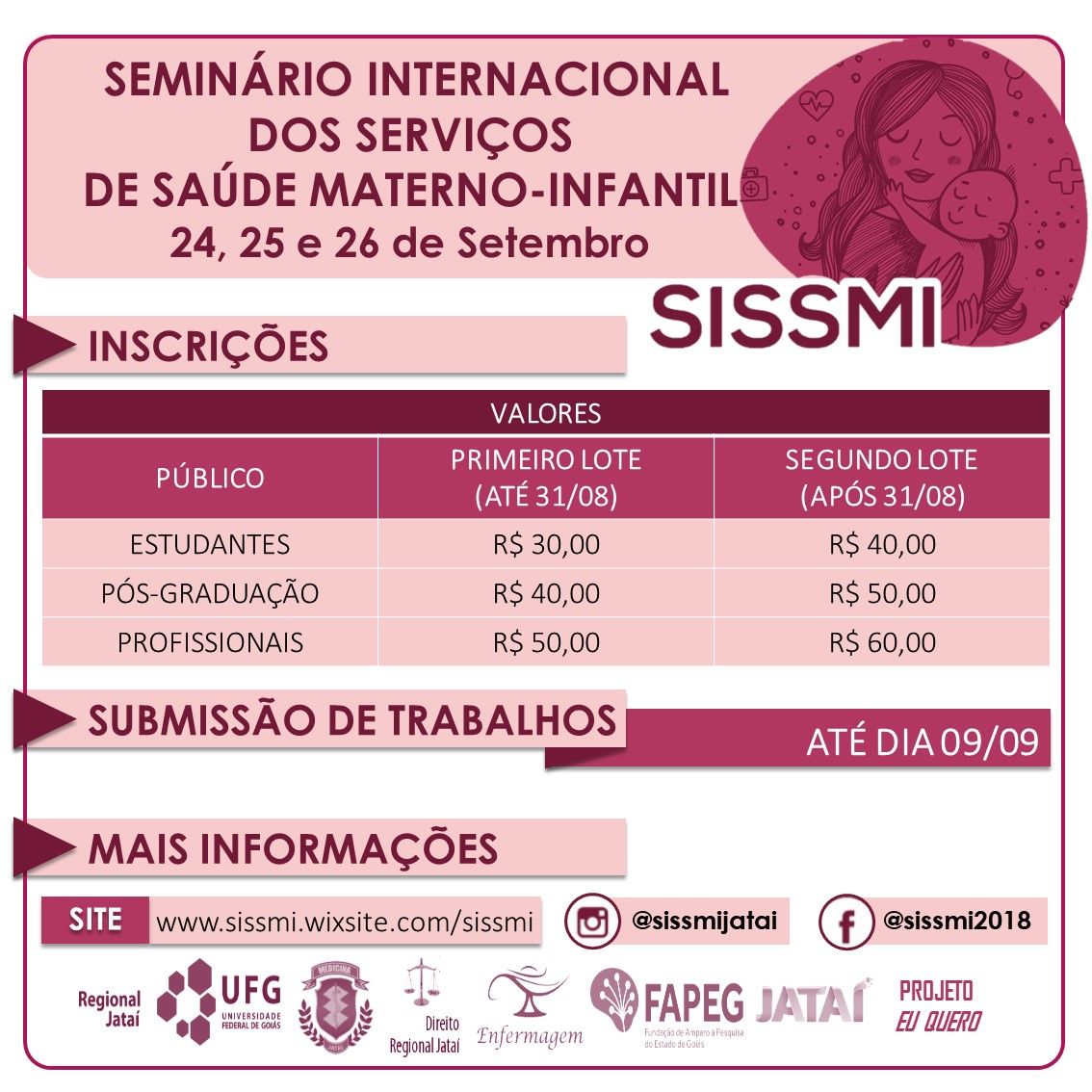 Seminário internacional dos serviços de saúde de materno - infantil