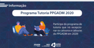Sabemos que as novas fases da nossa vida demandam tempo de adaptação. Para tornar este período mais agradável e tranquilo para os calouros do processo seletivo de 2020 do PPGADM estamos formando um...