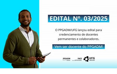 EDITAL Nº. 03/2025: para credenciamento de docentes permanentes e colaboradores.