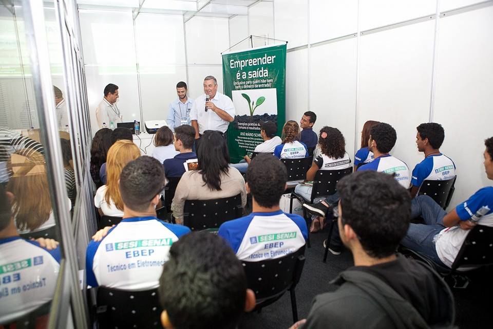 Palestra de José Mário Schreiner (Presidente da FAEG GO) no Espaço Industria 