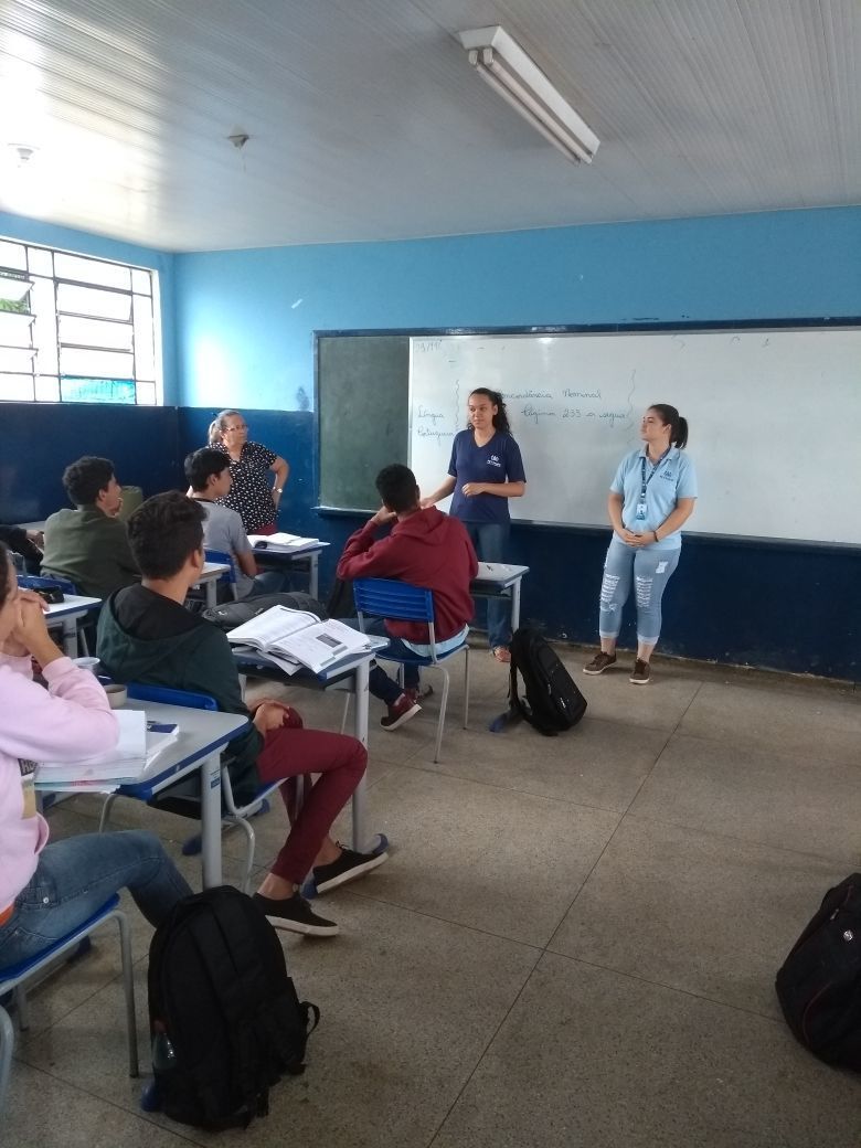 Visita ao Colégio Estadual Solon Amaral