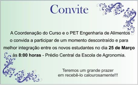 convite calourosa