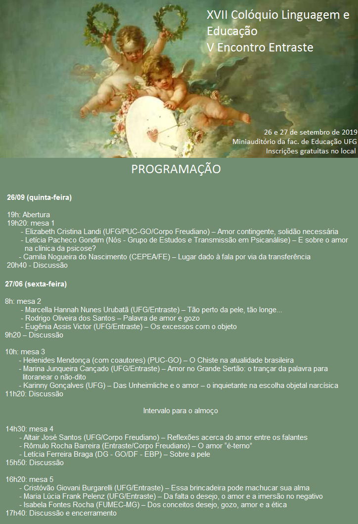 XVII Colóquio Linguagem e Educação