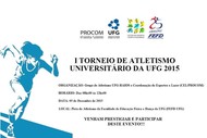 20151120 I Torneio de Atletismo Universitário da UFG 2015