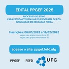 arte divulgação edital PPGEF 2025