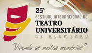 Logo festival de teatro de Blumenau